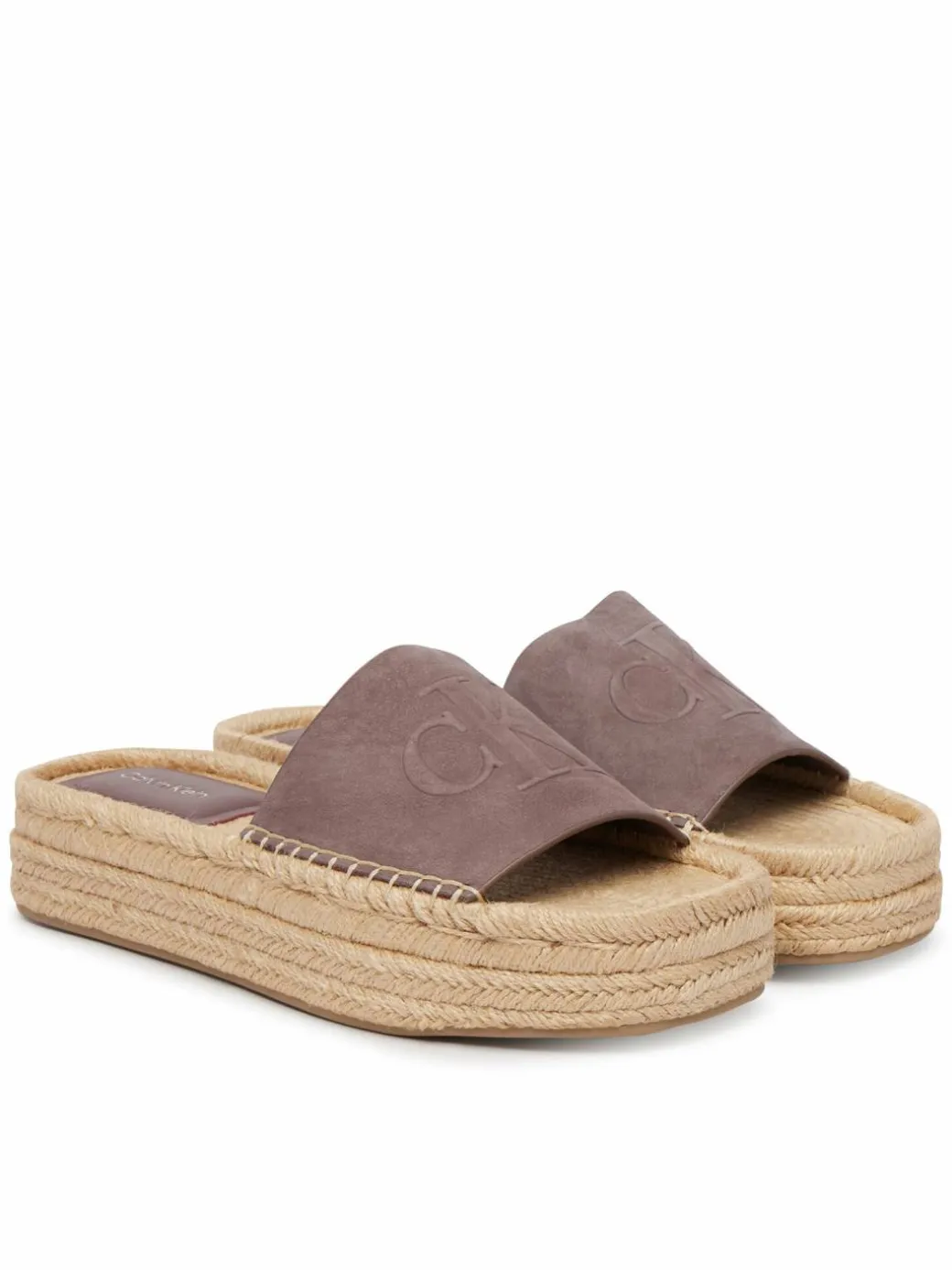 Espadrillas Flatf Espa Mule Nub Mg HW0HW02890 Marrone