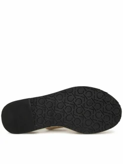 Espadrillas Flatform Wedge Slide - He HW0HW02374 Écru