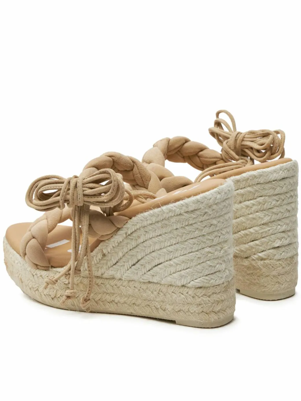 Espadrillas Hamptons Two Braided Bands Wedge Espadrilles M 1.1 WE Beige