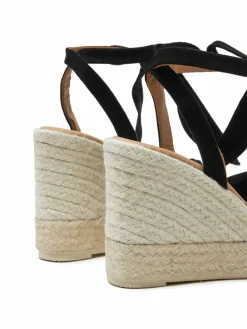 Espadrillas Hamptons Wedge Espadrilles With Knot K 1.0 WS Nero