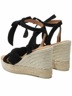 Espadrillas Hamptons Wedge Espadrilles With Knot K 1.0 WS Nero