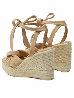 Espadrillas Hamptons Wedge Espadrilles With Knot M 1.1 WS Beige
