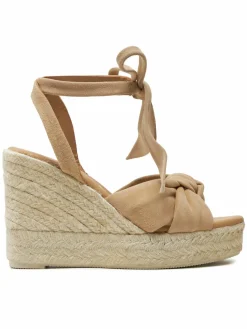 Espadrillas Hamptons Wedge Espadrilles With Knot M 1.1 WS Beige
