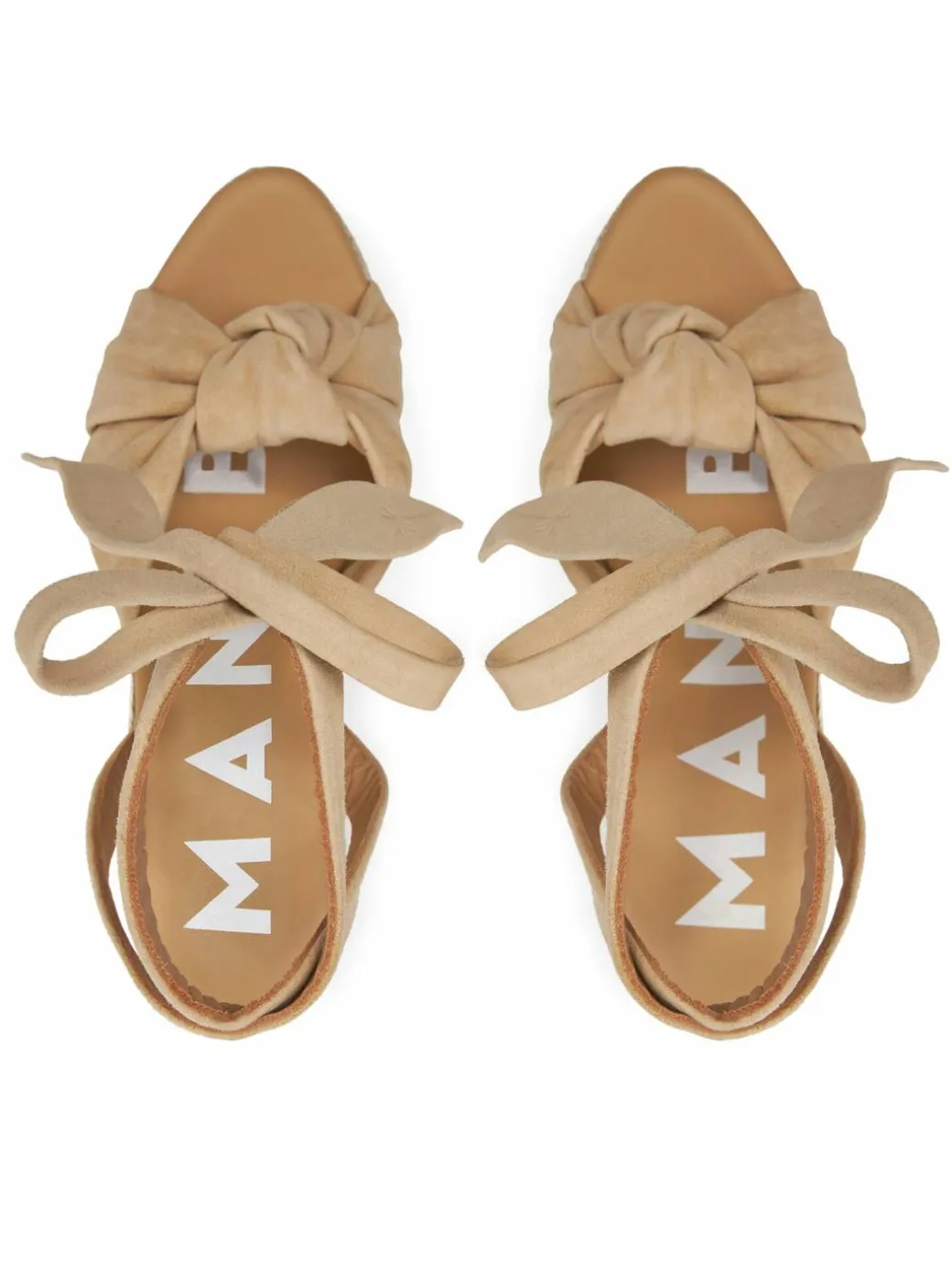 Espadrillas Hamptons Wedge Espadrilles With Knot M 1.1 WS Beige