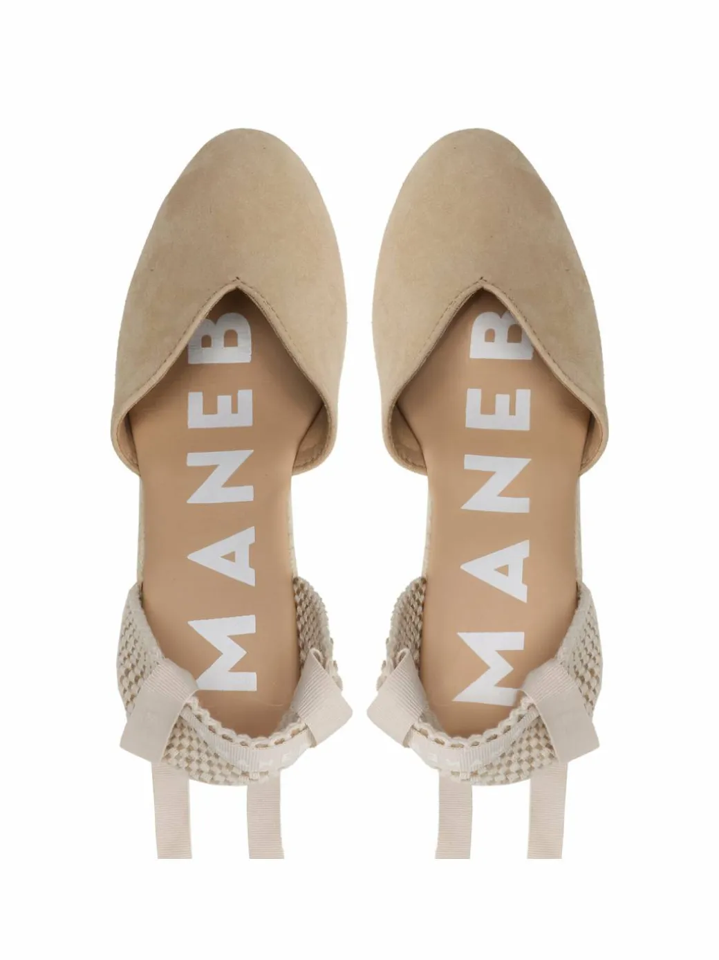 Espadrillas Heart-Shaped Wedge Espadrilles M 1.1 WH Beige