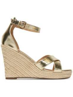 Espadrillas Onlamelia-18 Pu Foil Wedge 15335554 Oro