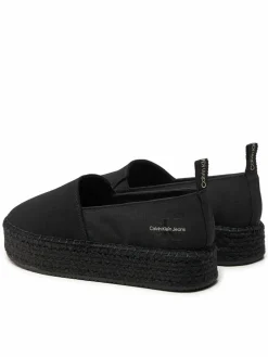 Espadrillas Platform Espadrille Mix Ml Mtl YW0YW01622 Nero