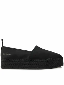 Espadrillas Platform Espadrille Mix Ml Mtl YW0YW01622 Nero