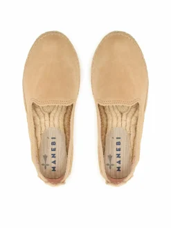 Espadrillas Suede Flat Espadrilles Beige