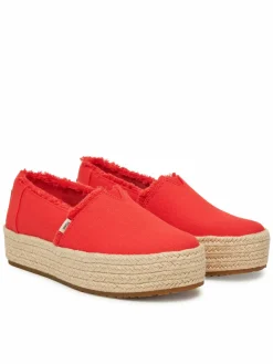 Espadrillas Valencia Platform 10021919 Rosso
