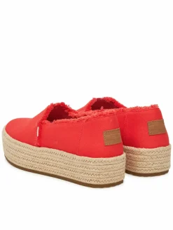 Espadrillas Valencia Platform 10021919 Rosso