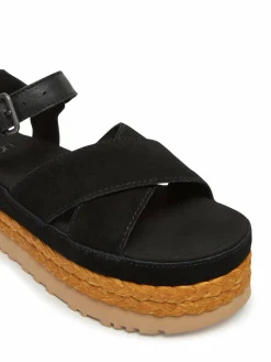 Espadrillas W Aubrey Ankle Strap 1167471 Nero