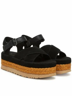 Espadrillas W Aubrey Ankle Strap 1167471 Nero