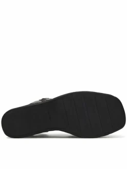 Espadrillas Wedge Espad 70 Aop Lth HW0HW03138 Nero