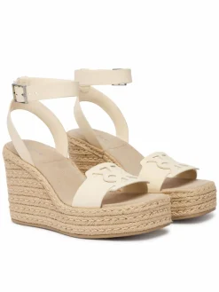 Espadrillas Wedge Espad 70 Embl Lth HW0HW02897 Beige
