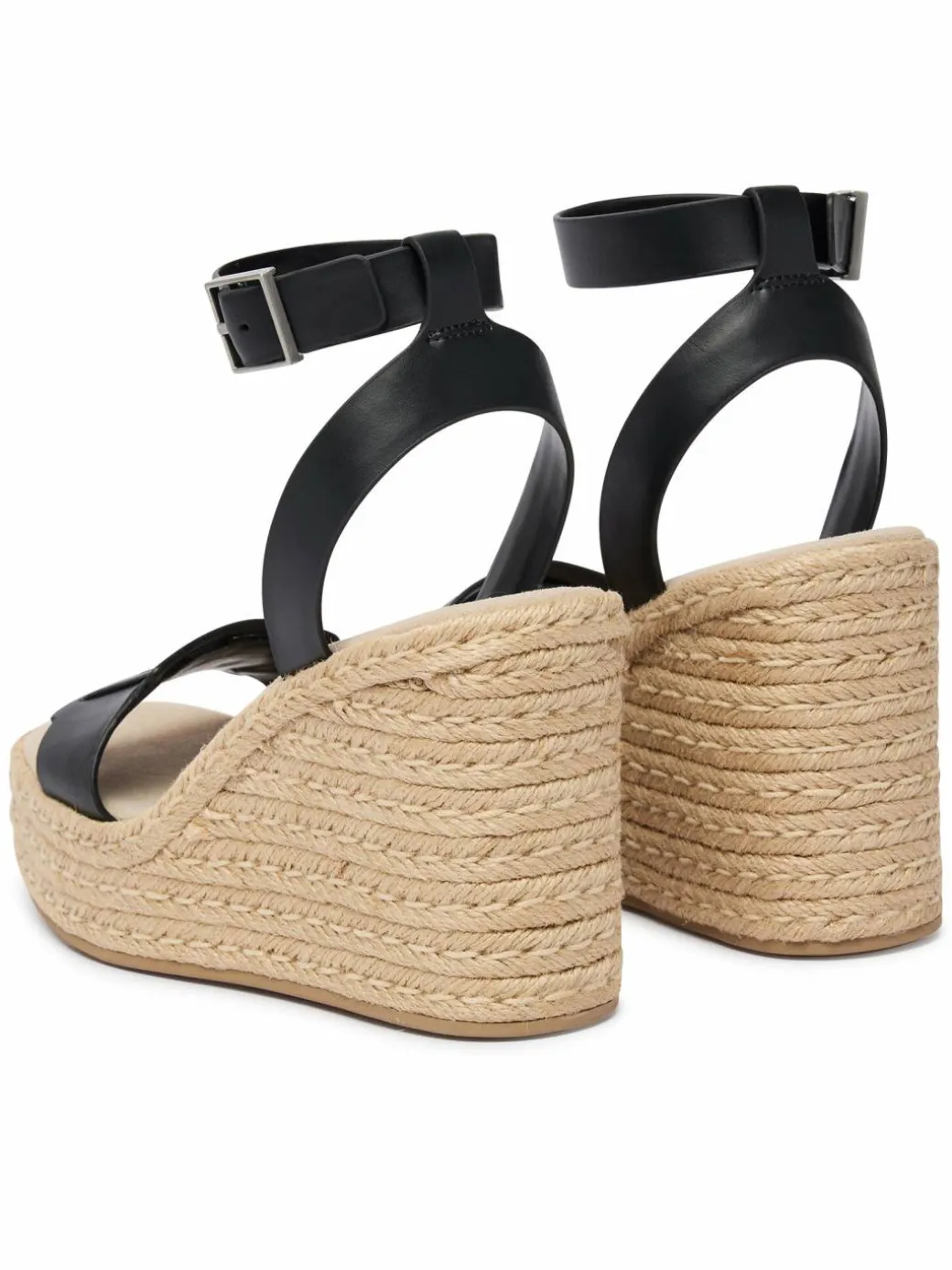 Espadrillas Wedge Espad 70 Embl Lth HW0HW02897 Nero