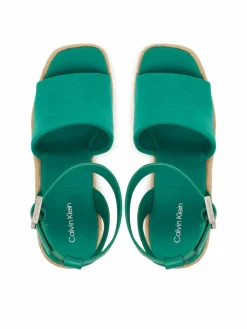 Espadrillas Wedge Espad 70 Neopr Mg HW0HW03014 Verde