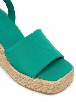 Espadrillas Wedge Espad 70 Neopr Mg HW0HW03014 Verde
