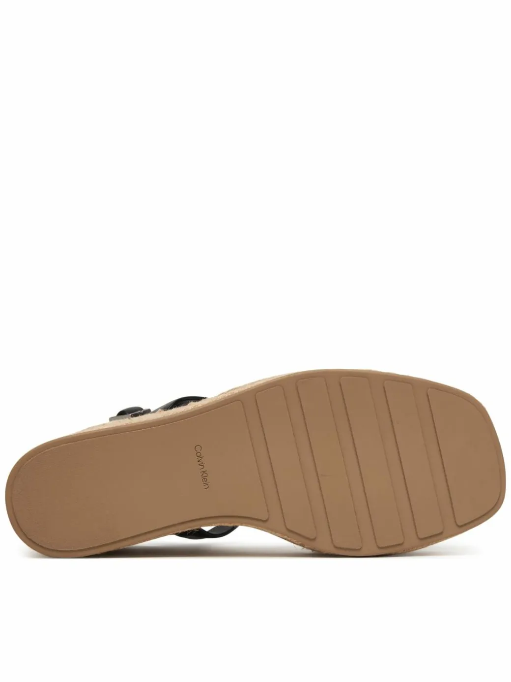 Espadrillas Wedge Espad 70 Webbing Lth HW0HW02901 Nero