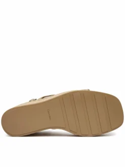 Espadrillas Wedge Espad 70 Webbing Lth HW0HW02901 Beige