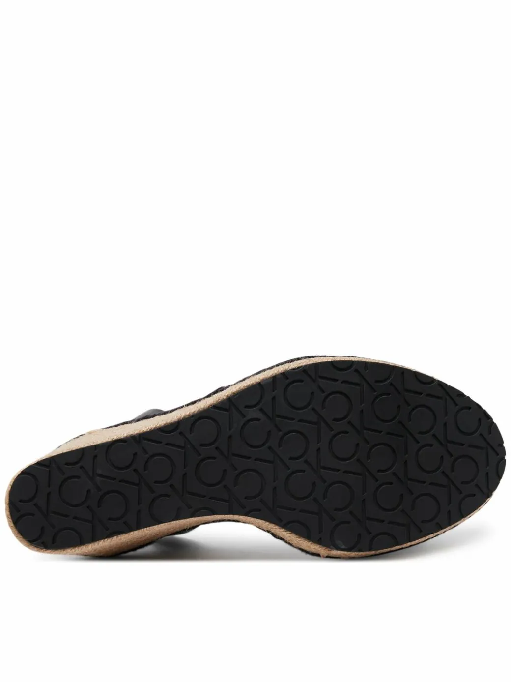 Espadrillas Wedge Sandal 70 - He HW0HW02376 Nero