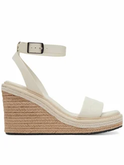 Espadrillas Wedge Sandal 70 - He HW0HW02376 Bianco