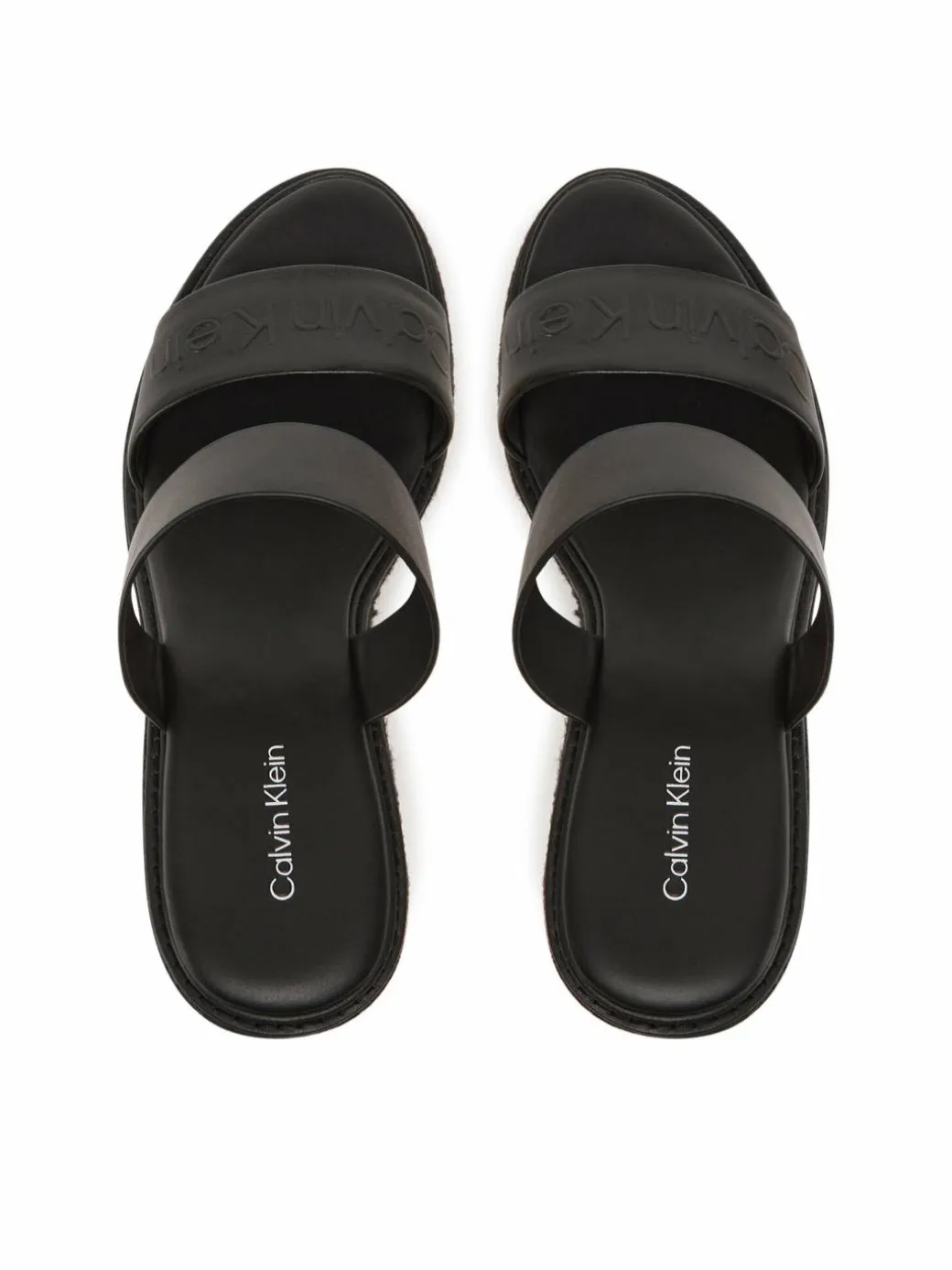 Espadrillas Wedge Sandal 50 - He HW0HW02375 Nero