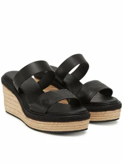Espadrillas Wedge Sandal 50 - He HW0HW02375 Nero