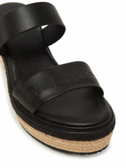 Espadrillas Wedge Sandal 50 - He HW0HW02375 Nero