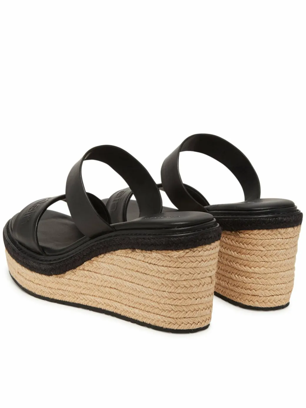 Espadrillas Wedge Sandal 50 - He HW0HW02375 Nero