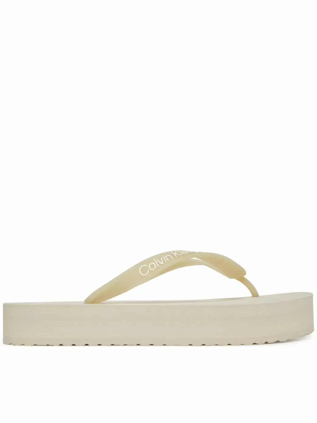 Infradito Beach Sandal Flatform Tpu YW0YW01830 Écru