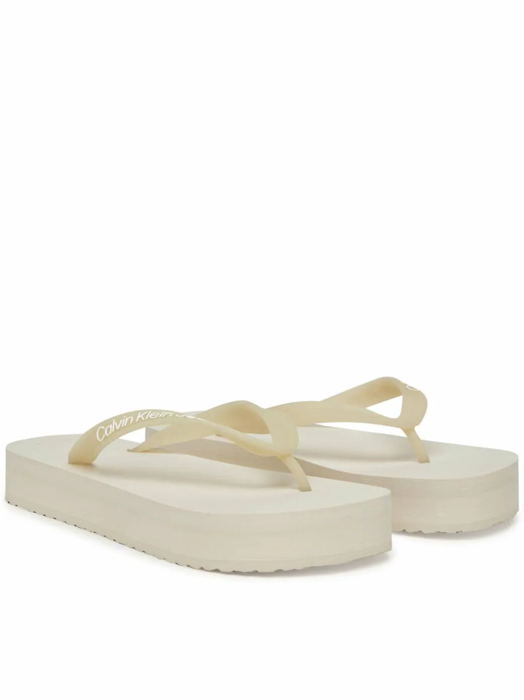 Infradito Beach Sandal Flatform Tpu YW0YW01830 Écru