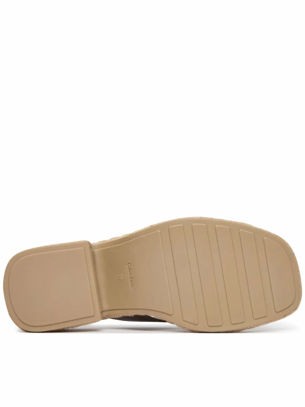 Infradito Block Heel Espa 50 Thong Lth HW0HW02902 Marrone