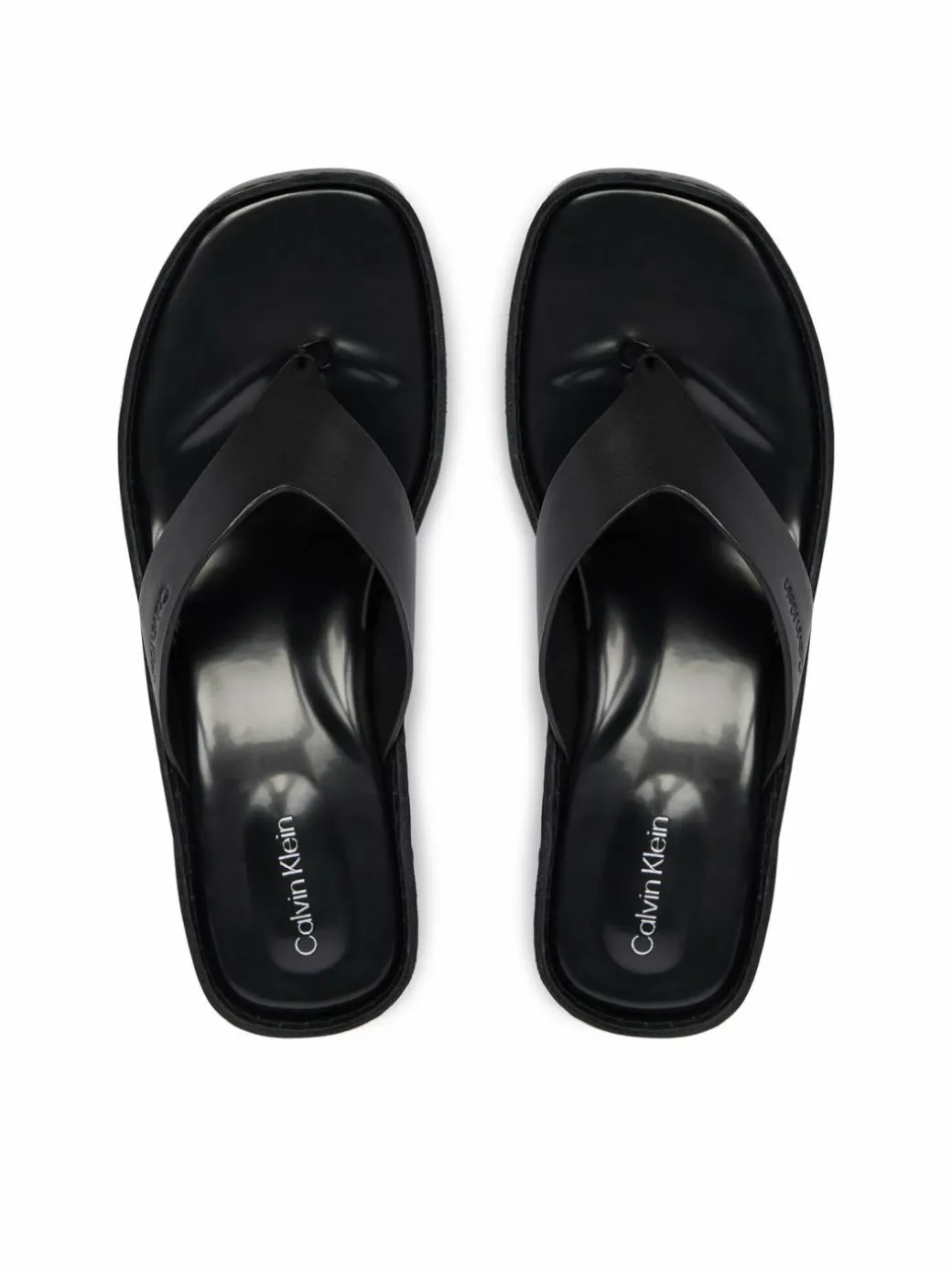 Infradito Block Heel Sndl Thong Lth HW0HW02913 Nero