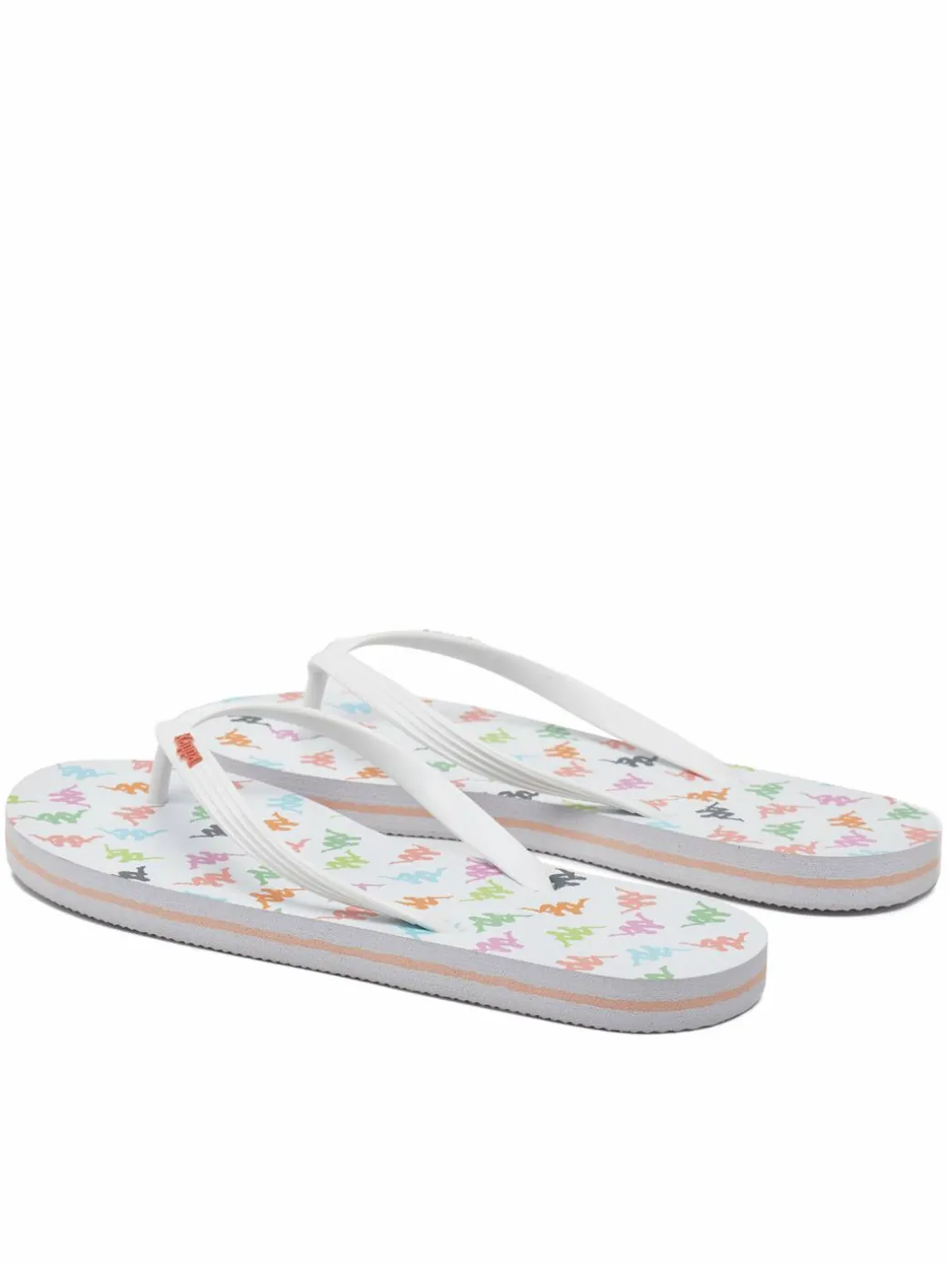 Infradito 351C22W White - Pink Coral - Pink Fuchsia Multicolore