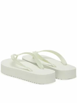Infradito Flatform Flip Flop Met Tpu HW0HW03120 Bianco