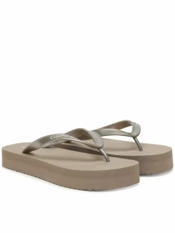 Infradito Flatform Flip Flop Met Tpu HW0HW03120 Oro
