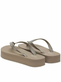 Infradito Flatform Flip Flop Met Tpu HW0HW03120 Oro