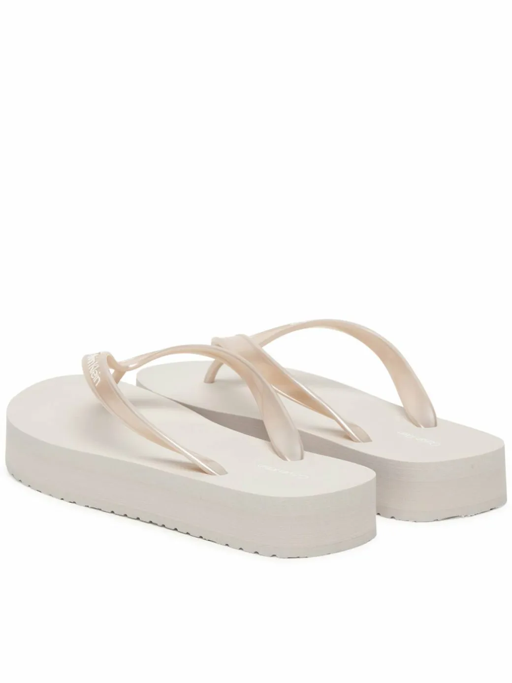 Infradito Flatform Flip Flop Met Tpu HW0HW03120 Argento