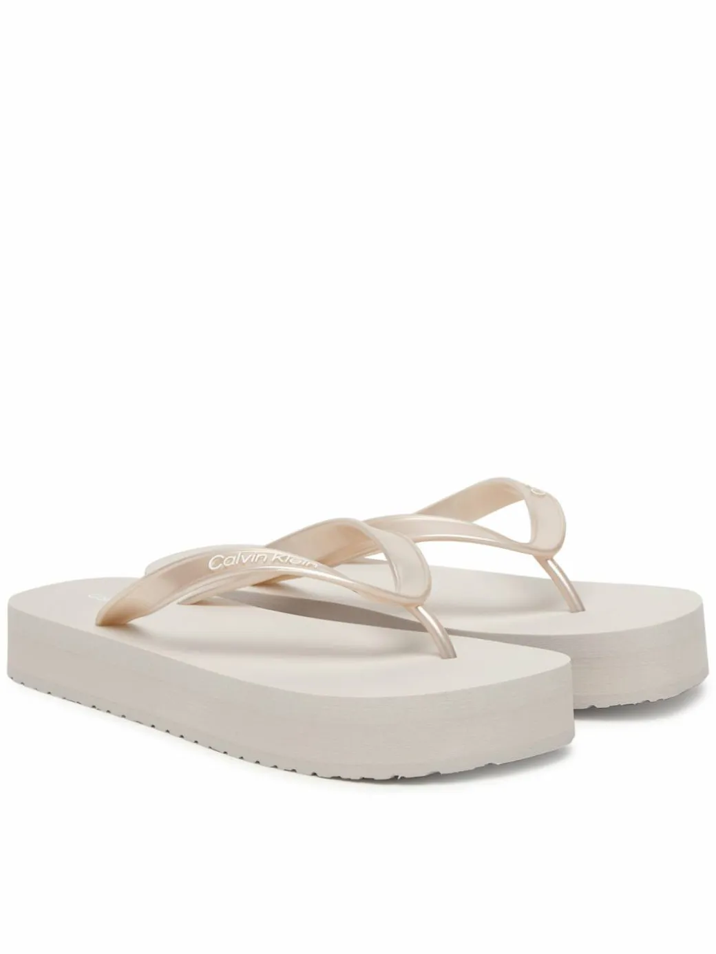 Infradito Flatform Flip Flop Met Tpu HW0HW03120 Argento