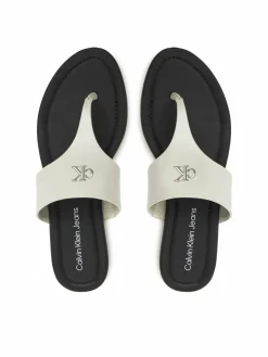 Infradito Flat Sandal Toepost Mg YW0YW01691 Bianco