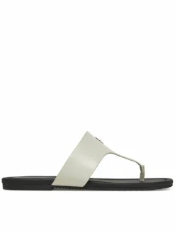 Infradito Flat Sandal Toepost Mg YW0YW01691 Bianco