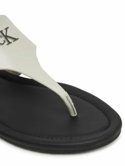 Infradito Flat Sandal Toepost Mg YW0YW01691 Bianco