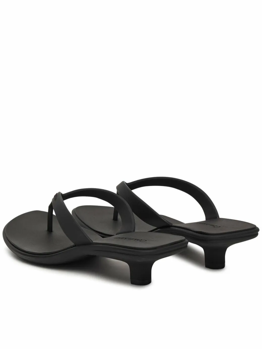 Infradito Flip Flop Kitten Heel Thong Tpu HW0HW02965 Nero