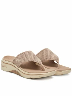Infradito Go Walk Arch Fit 2.0 Sandal-Carrie 140861/TPE Beige