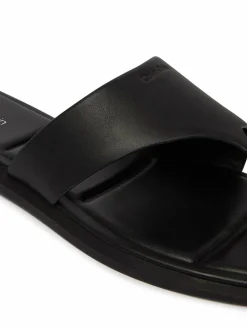 Infradito Leather Toe Post Sandals HW0HW02866 Nero