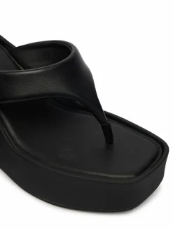 Infradito Wedge 70 Sndl Thong Lth HW0HW02880 Nero