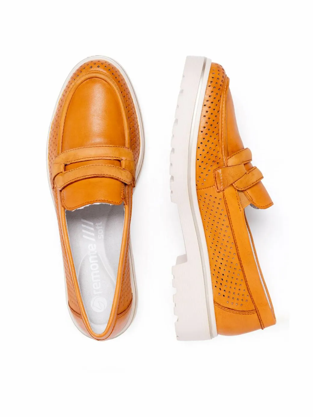 Loafers D1H03-38 Arancione
