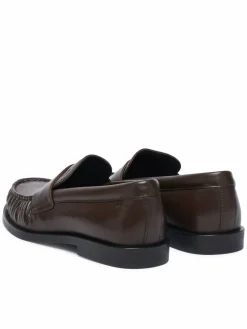 Loafers Round Loafer Lth HW0HW03126 Marrone scuro