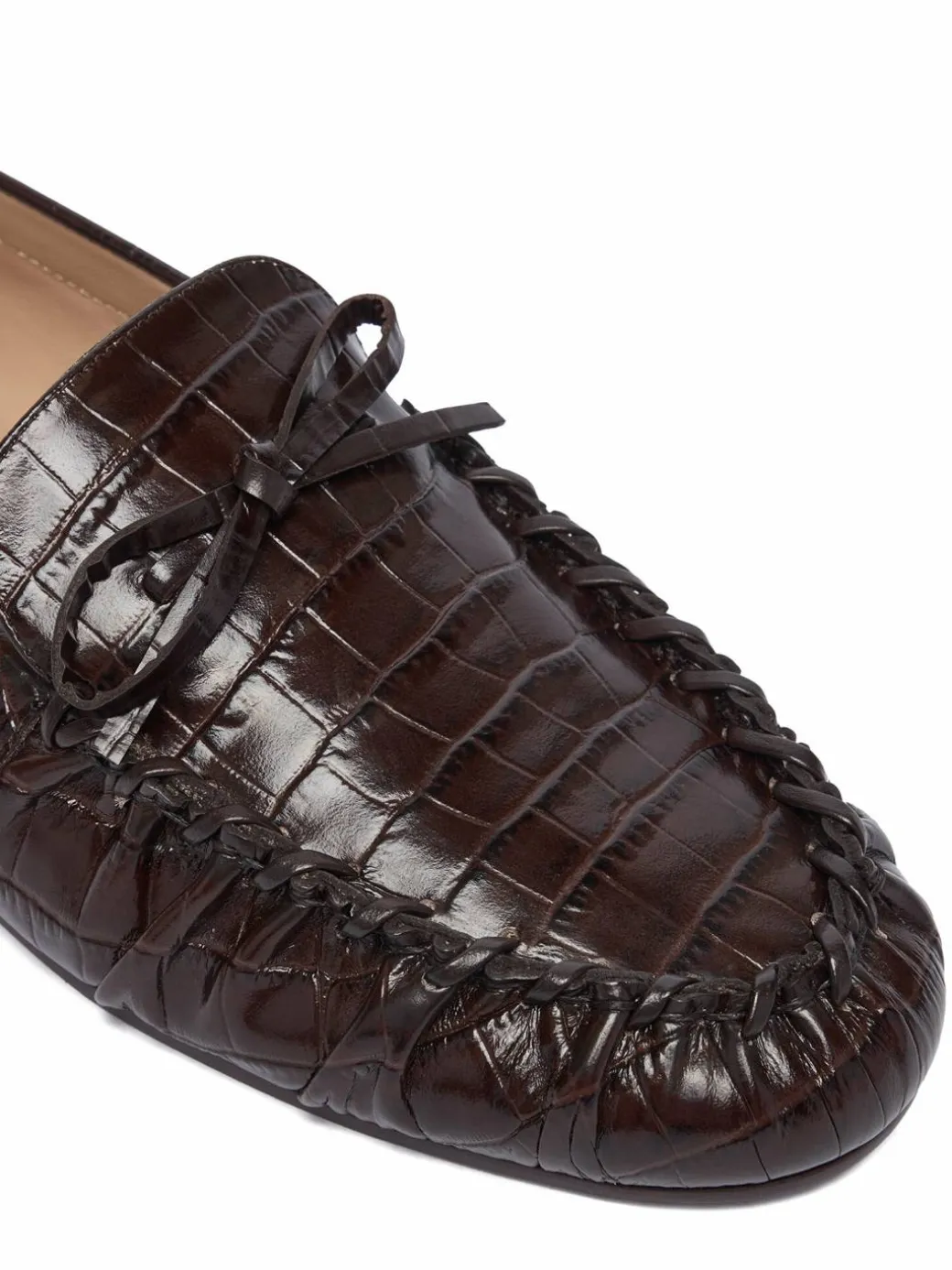 Mocassini Britt Bow SM416 Marrone scuro